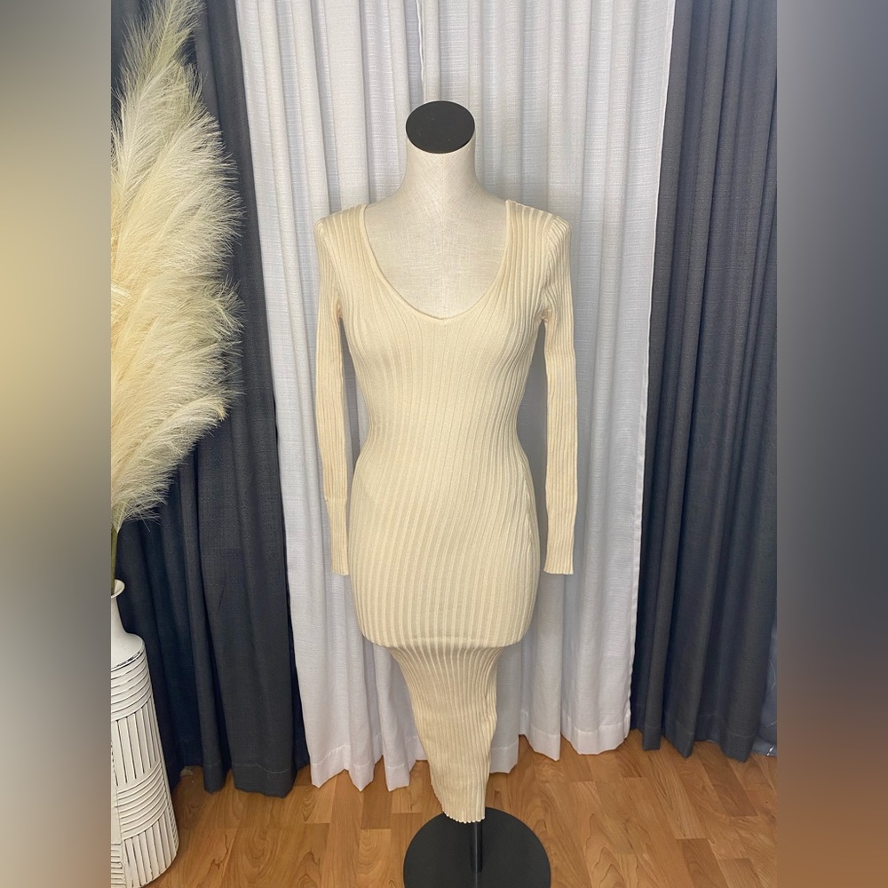 Cream maxi dress